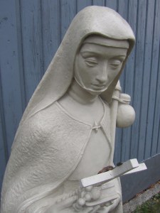 Heilige met jacobsschelp, insigne compostella, Heilige coletta, Heilige Birgitta van Zweden, bridget of sweden 00005